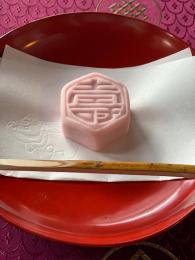 新春花あそび主菓子～亀甲