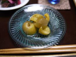 青梅の甘露煮