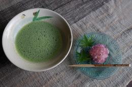 主菓子は紫陽花