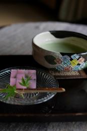 紫陽花季～紫陽花の主菓子