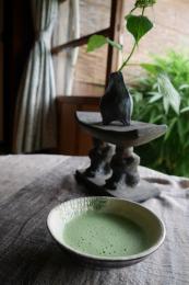 紫陽花季～紫陽花のお茶碗