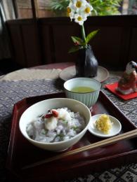 新春花あそび～七草粥