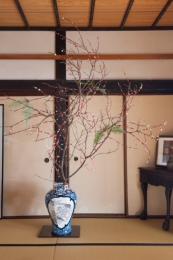 新春花あそび～花桃の餅花