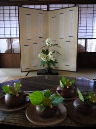 紫陽花季～庫裡のしつらえ