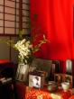 昭和の名ジャズ歌手江利チエミには、好みだった白の紫陽花をお供え